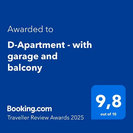 D-apartment - With Garage And Balcony * Zára